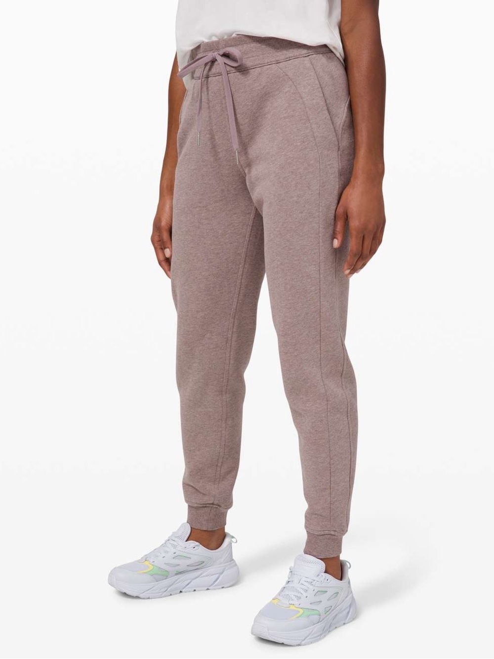 Lululemon Scuba High-Rise Jogger in Heathered Pink Taupe Size 6